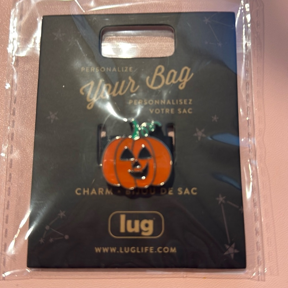 Lug Pumpkin Bag Charm